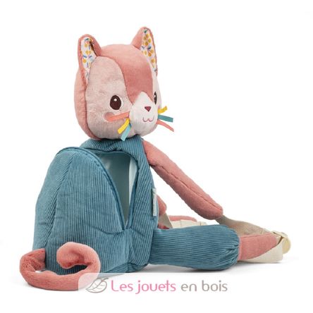 Soft backpack Jeanne the cat LI-84487 Lilliputiens 3