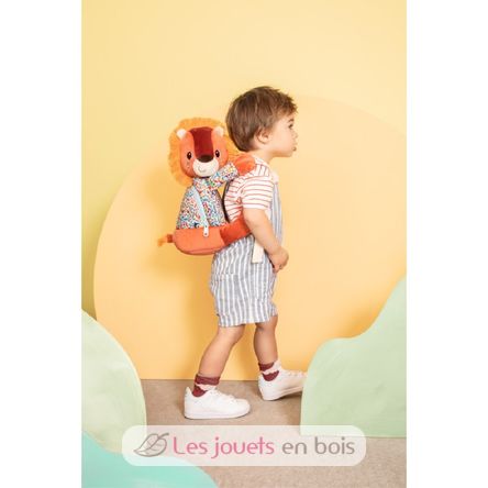 Soft backpack Jack the lion LI-84489 Lilliputiens 3