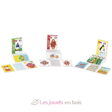Set of 3 Card Games JJ8452 Jeujura 3