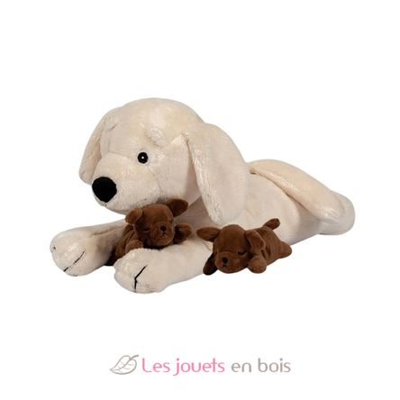 Plush dog with puppies As-84627 ByAstrup 1