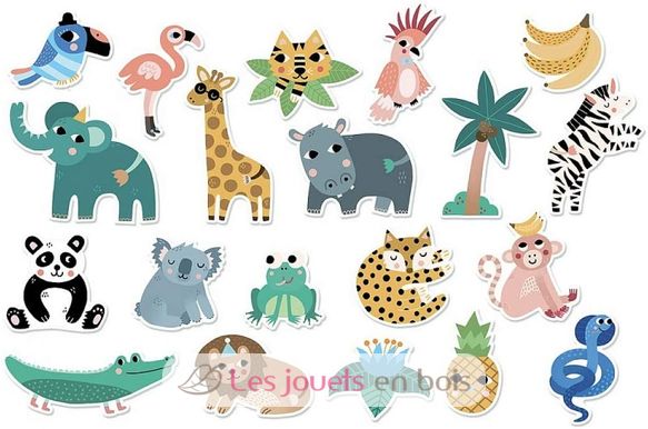 Jungle Magnets by Michelle Carlslund V8546 Vilac 2