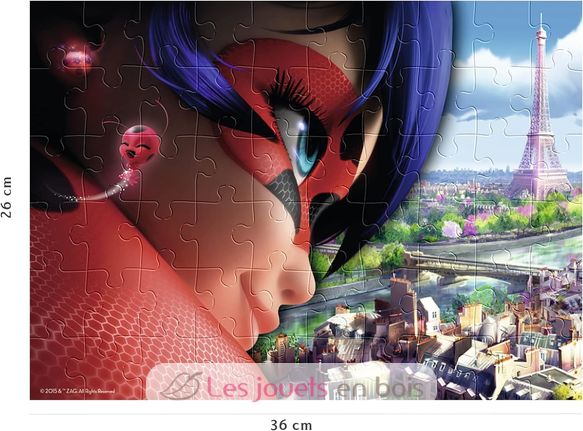 Puzzle Miraculous LadyBug 60 pieces N86181 Nathan 3