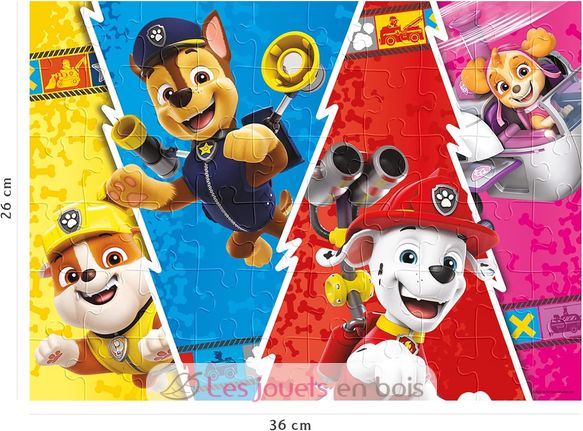 Puzzle The colorful Paw Patrol 60 pieces N86186 Nathan 3