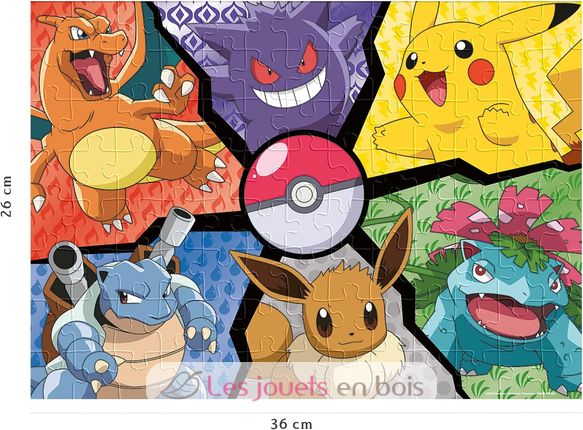 Puzzle Pikachu, Evoli and company 100 pcs N86188 Nathan 3