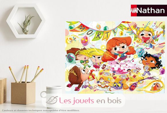 Puzzle Mortelle Adèle 150 pcs N86198 Nathan 4