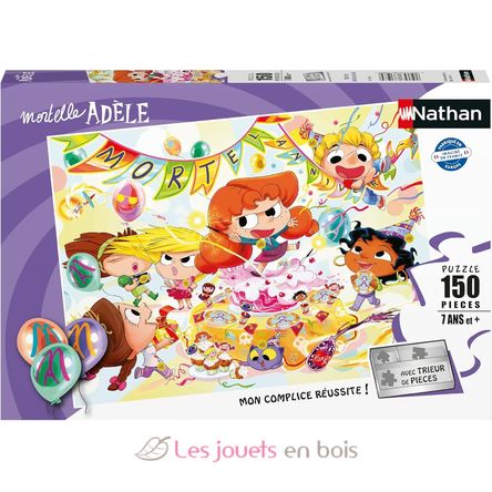 Puzzle Mortelle Adèle 150 pcs N86198 Nathan 1