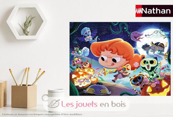 Puzzle Halloween with Mortelle Adèle 250 pcs N86199 Nathan 3