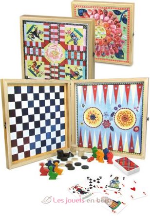 Set of classic games by Nathalie Lété V8635 Vilac 5