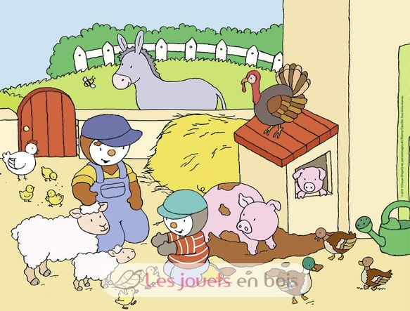 Puzzle T'choupi at the farm 30 pcs N863792 Nathan 2