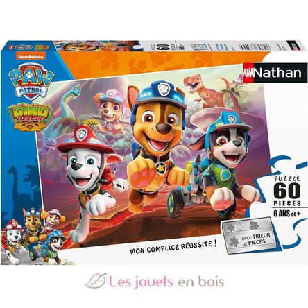 Puzzle Paw Patrol and dinosaurs 60 pcs N86575 Nathan 1