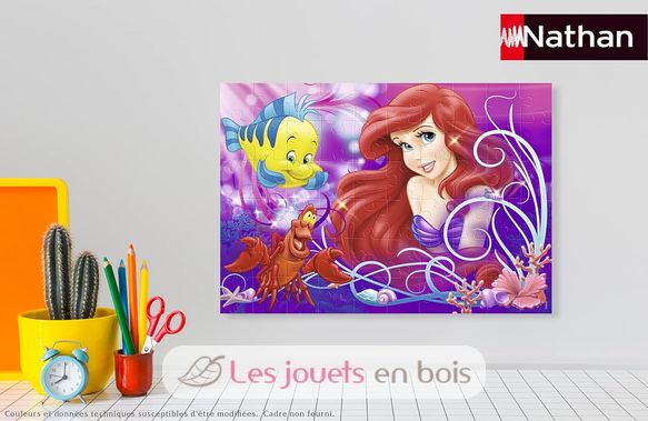 Puzzle Ariel The Little Mermaid 60 pcs N86634 Nathan 4