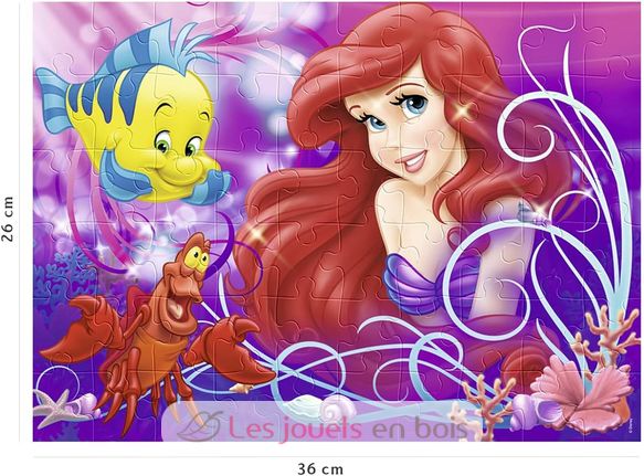 Puzzle Ariel The Little Mermaid 60 pcs N86634 Nathan 3