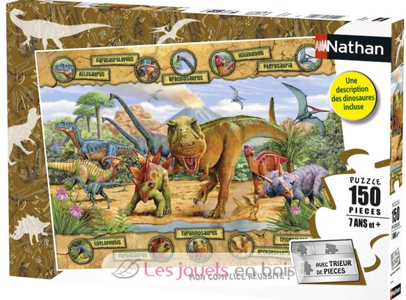 Puzzle Dinosaur species 150 pcs N868360 Nathan 1