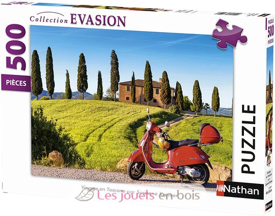 Puzzle Travel to Tuscany 500 pcs N872206 Nathan 1