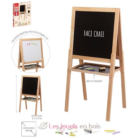 Wooden Schoolchild's Blackboard JJ8748 Jeujura 2