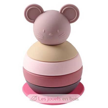 Pink Tumbler Toy Silicone NA875356 Nattou 1