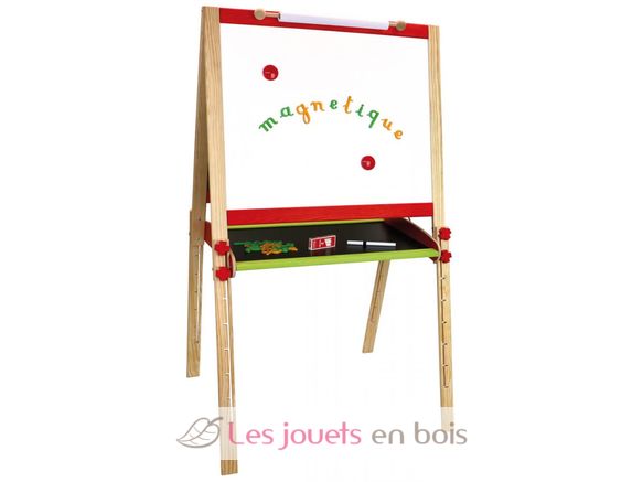 Large multifunctions wooden blackboard JJ8762 Jeujura 3