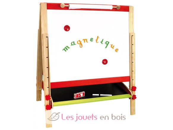 Large multifunctions wooden blackboard JJ8762 Jeujura 5