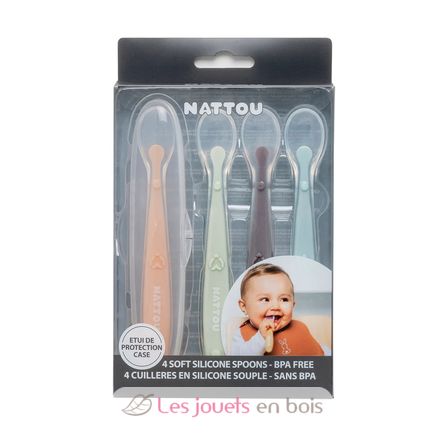 Silicone Children Spoon Set NA877770 Nattou 5