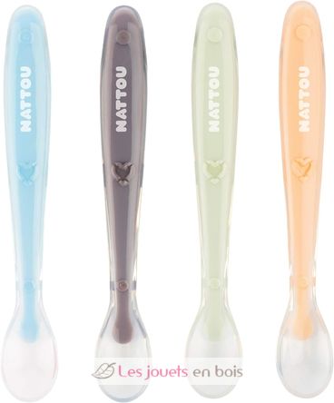 Silicone Children Spoon Set NA877770 Nattou 1