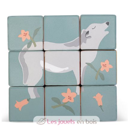 Cart with animals block puzzle SE87857 Sevi 3