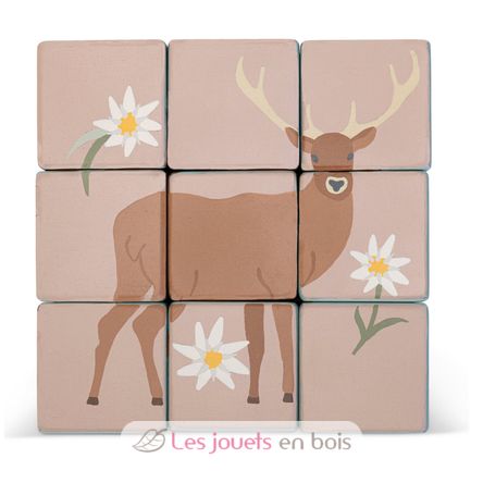 Cart with animals block puzzle SE87857 Sevi 4