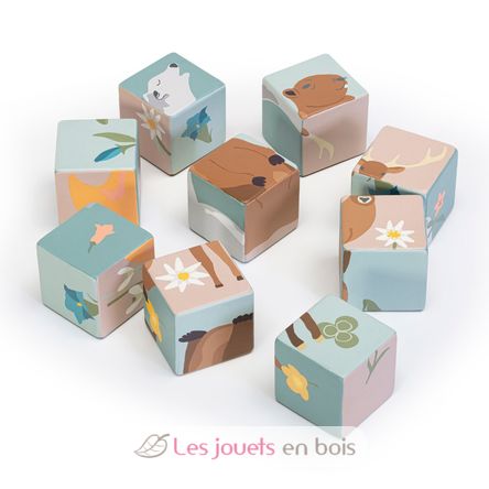 Cart with animals block puzzle SE87857 Sevi 8