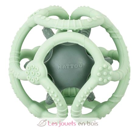 Set of 2 silicone balls green mint NA879064 Nattou 1