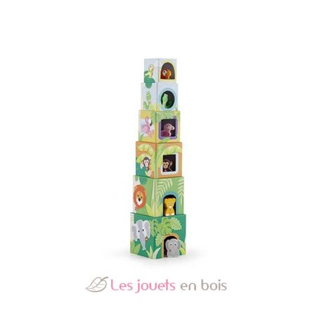 Stacking cubes with animals Savannah SE88008 Sevi 3
