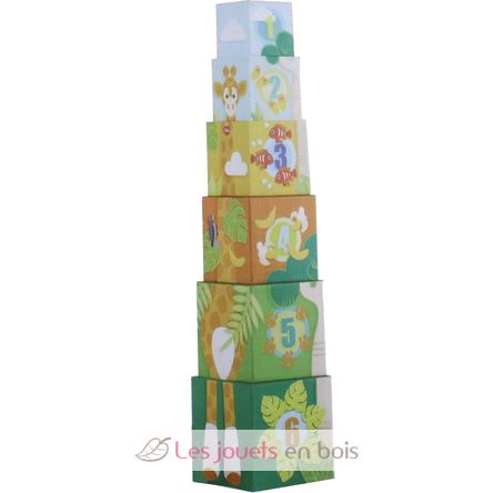 Stacking cubes with animals Savannah SE88008 Sevi 2