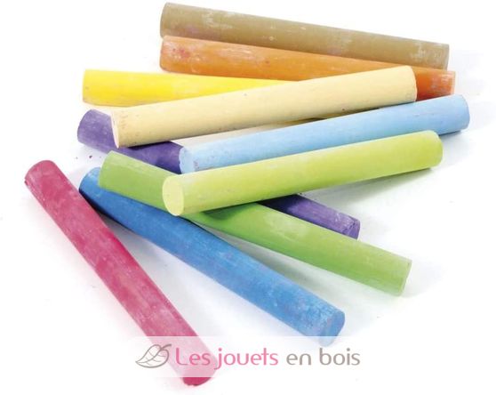 Box of 10 colored chalks JJ0130-1255 Jeujura 1