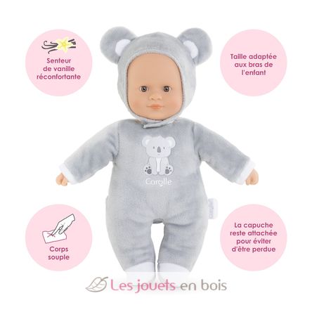 Doll Pti' Cœur Koala CO-9000100610 Corolle 7