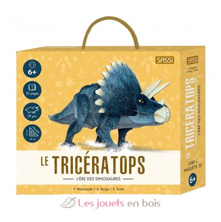 The era of the dinosaurs - 3D Triceratops SJ-9050 Sassi Junior 1