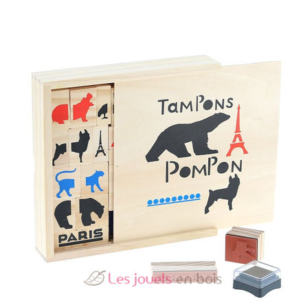 Wooden stamps Pompon V9105 Vilac 3