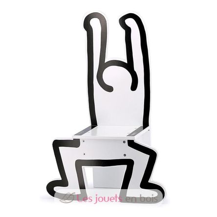 Keith Haring chair White V9220 Vilac 4