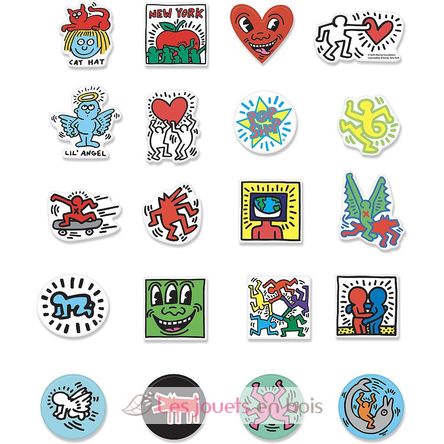 Keith Haring Magnets V9226 Vilac 2