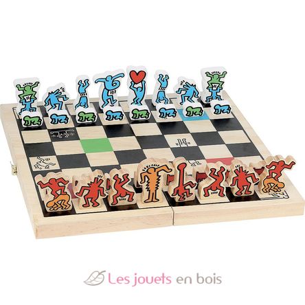 Chess game Keith Haring V9229 Vilac 1