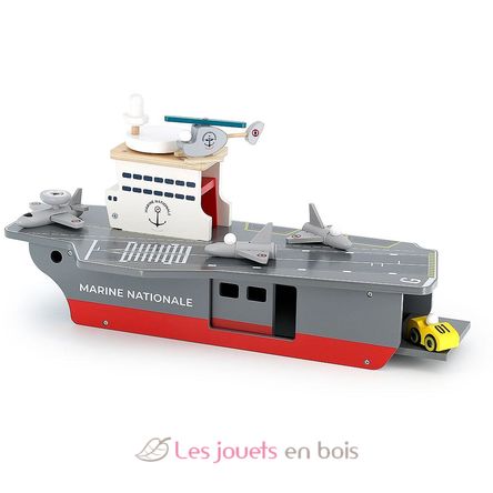 Aircraft carrier and 5 accessories V9305 Vilac 1