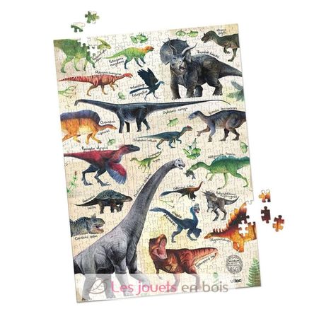 Dinosaur Puzzle 500 Pieces V9625 Vilac 3