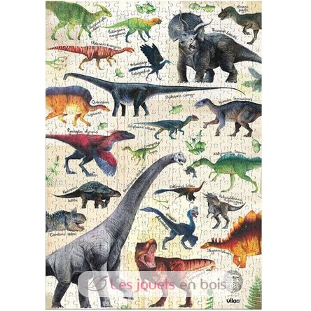 Dinosaur Puzzle 500 Pieces V9625 Vilac 2