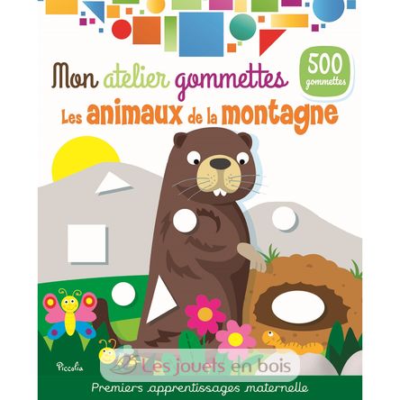 Colored stickers - Mountain animals PI-7245 Piccolia 1