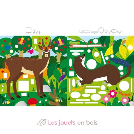 Colored stickers - Mountain animals PI-7245 Piccolia 2