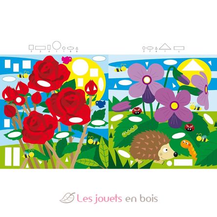 Colored stickers - The flowers PI-7246 Piccolia 2