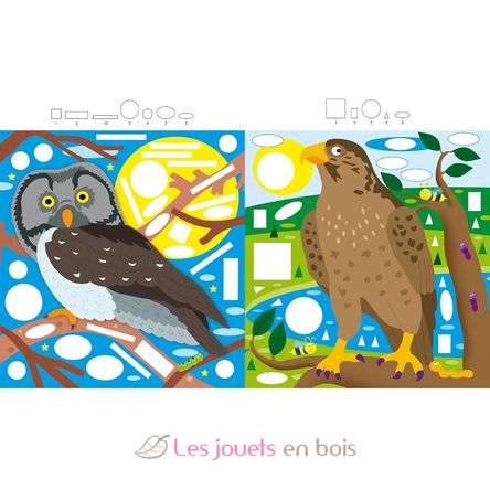 Colored stickers - The birds of prey PI-7248 Piccolia 2