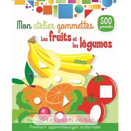 Colored stickers - Fruits and vegetables PI-7249 Piccolia 1
