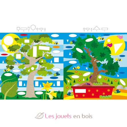 Colored stickers - The trees PI-7250 Piccolia 2