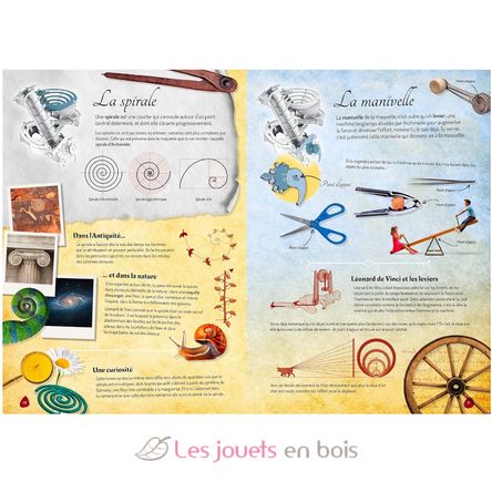 Book and Model Leonardo da Vinci's Machines SJ-330016 Sassi Junior 3