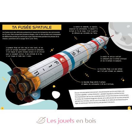 Build your 3D Space Rocket SJ-304253 Sassi Junior 3