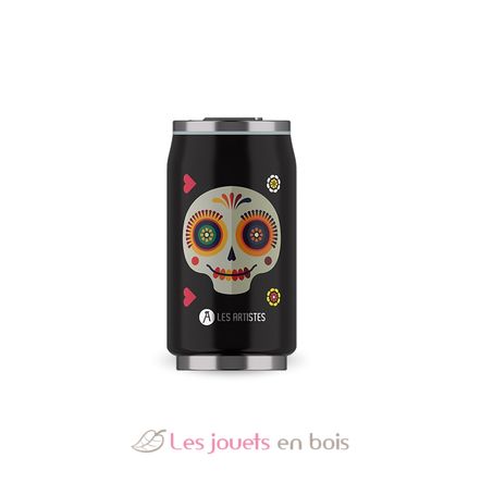 Insulated Can Sugar Skull 280ml A-4301 Les Artistes Paris 2