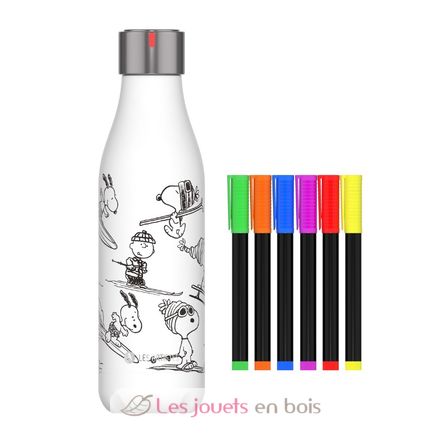 Insulated bottle to color Snoopy 500ml A-4379 Les Artistes Paris 1